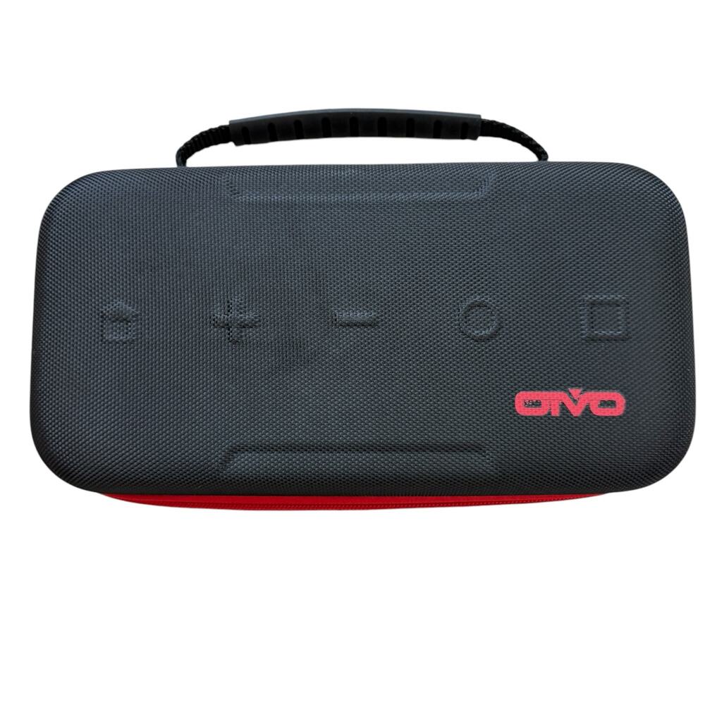 Nintendo Switch OIVO Black Red Trim Travel Carrying Case Non Oled Hard Case‎